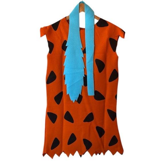 New Fred Flintstone Child Costume Size Medium US 8-10 for dress‎ up or Halloween - Picture 1 of 7